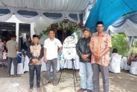 Ket foto : Acara Tasyakuran Walimatul Khurs Keuchik Pulo Kruet, Nagan Raya Hendra Sulaiman, Minggu (20/07/2025).