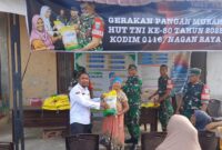 Ket foto : Daramil 05/Darul Makmur Letda Inf Ali Mustofa, Kamis (11/08/2025).