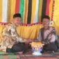 Ket foto : Pj Keuchik Kampong Pulo Kedep Agustari  Husni, S.Pd.I., M.Pd saat menghadiri resepsi pernikahan Anak dari seorang Jurnalis, Kamis (30/10/2025)